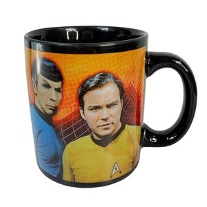 Star Trek Warp Spock Speed Black Coffee Mug Cup 2009